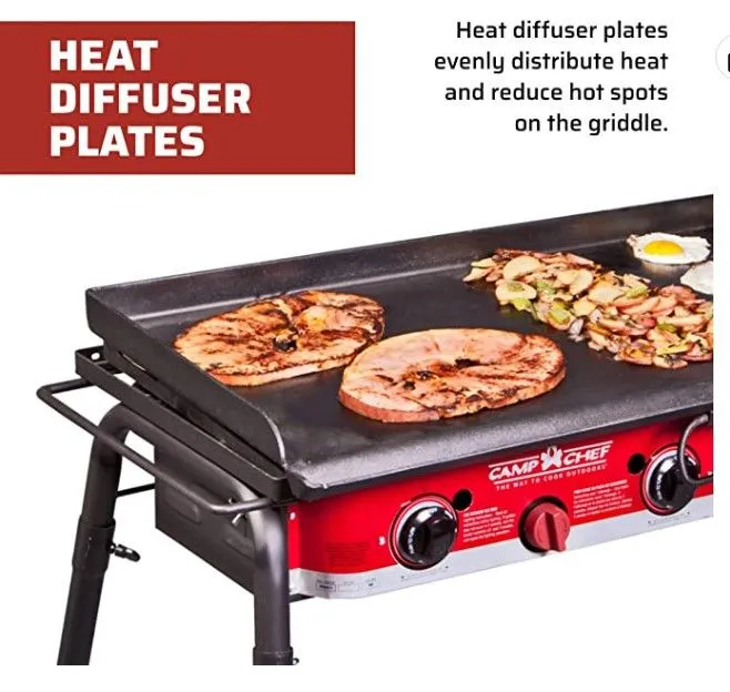 PRO GRIDDLE- 2 BURNERS